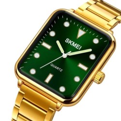 Reloj SKMEI Elegance 1954 Analogico Acero Caballero - Dorado Verde