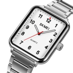 Reloj SKMEI Elegance 1954 Analogico Acero Caballero - Plata Blanco