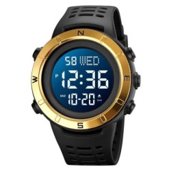 Reloj SKMEI Navigation 2015 Digital Deportivo BackLight - Dorado N