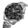 Reloj SKMEI Code 1649 Maquinaria Dual Multifunción Iluminación- Plata