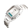 Reloj SKMEI Style 1220 Dual 3 Horarios Crono Fechador Acero - Plata