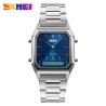 Reloj SKMEI Style 1220 Dual System 3 Tiempos Multifunción Acero - Azul
