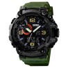 Reloj SKMEI 1520 Cobra Dual Machine Multifunción  Iluminación-Verde M