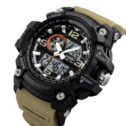 Reloj SKMEI Brave 1283 Hibrido Sport Shock Resist Timer - Caqui