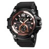 Reloj SKMEI Táctico 1725 Hibrido Multifunción Iluminación - Negro Oro