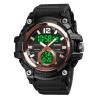Reloj SKMEI Táctico 1725 Hibrido Multifunción Iluminación - Negro Oro