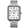 Reloj SKMEI Elegance 1955 Analogico Acero Unisex - Plata Blanco