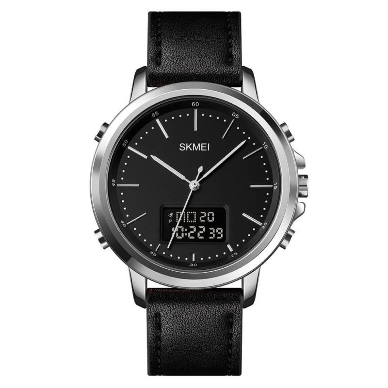 Reloj SKMEI Tempo 1652 Multifunción Dual Retroiluminado - Plata N