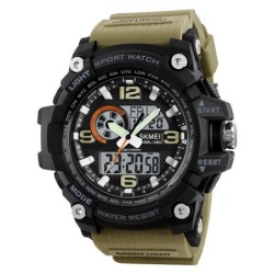 Reloj SKMEI Brave 1283 Hibrido Sport Shock Resist Timer - Caqui