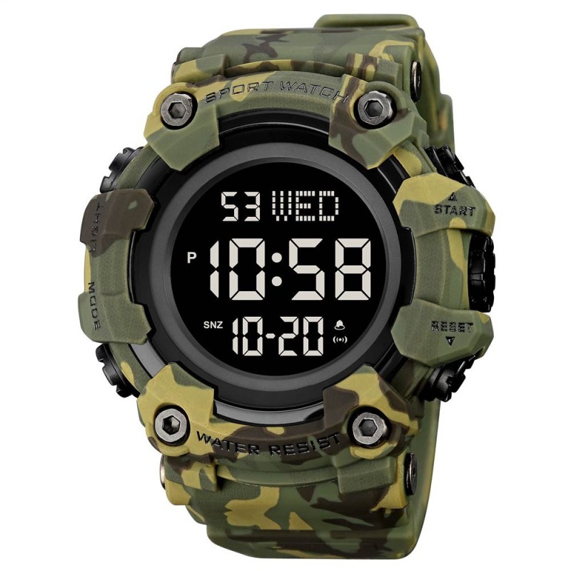 Reloj SKMEI Recognition 1968  Multifunción Retroiluminado - Militar