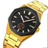 Reloj SKMEI Octa 9262 Analógico Fechador Esfera Seg - Dorado