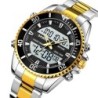 Reloj SKMEI Cronos 1850 Hibrido Multifunción Retroiluminado - Dorado