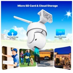 Pack Cámara WiFi SV3C USA Exterior V Nocturna Audio Alarmas Asistente