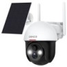 Cámara WiFi Decko Solar 2K exteriores 360° alarma audio V nocturna
