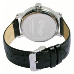 Reloj Disney Mickey Mouse Clásico Analógico Piel Hombre - Negro