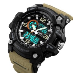 Reloj SKMEI Brave 1283 Hibrido Sport Shock Resist Timer - Caqui