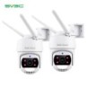 Pack Cámara WiFi SV3C USA Exterior V Nocturna Audio Alarmas Asistente