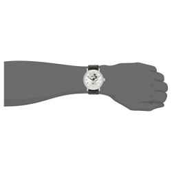 Reloj Disney Mickey Mouse Clásico Analógico Piel Hombre - Negro