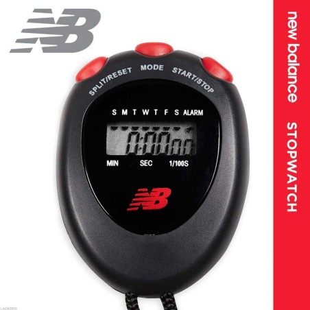 Cronómetro New Balance Basic Alarma Fechador -Negro