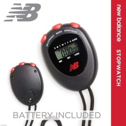 Cronómetro New Balance Basic Alarma Fechador -Negro