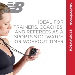 Cronómetro New Balance Basic Alarma Fechador -Negro