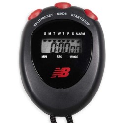 Cronómetro New Balance Basic Alarma Fechador -Negro