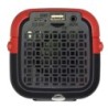 Mini Parlante Bluetooth Ewtto 1611 X-BASS FM USB SD Recargable Rojo