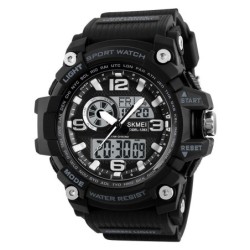 Reloj SKMEI Brave 1283 Hibrido Sport Shock Resist Timer - Negro