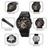 Reloj SKMEI Dark 1881 Hibrido Multifuncion Deportivo - Negro Oro