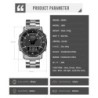Reloj SKMEI Soldier 1898 Hibrido Multifunción Retroiluminado - Plata