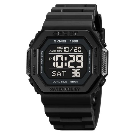 Reloj SKMEI Sahara 1988 Digital Multifunción Retroiluminado - Negro