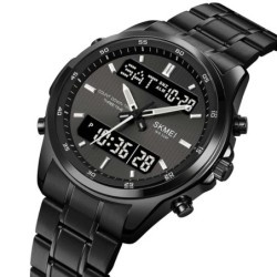 Reloj SKMEI Boss 2049 Dual Multifunción Retroiluminado - Negro