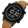 Reloj SKMEI Dress 2079 Digital Dual Retroiluminado Piel - Marrón