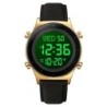 Reloj SKMEI Dress 2079 Digital Dual Retroiluminado Piel - Oro