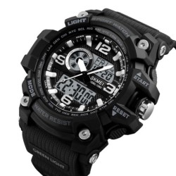 Reloj SKMEI Brave 1283 Hibrido Sport Shock Resist Timer - Negro