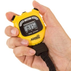 Cronómetro ADANAC 3000 by Marathon Alarma Fechador Split- Amarillo