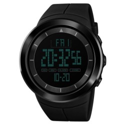 Reloj SKMEI Timer 1402 Digital Multifunción Dual - Negro
