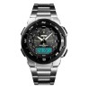 Reloj SKMEI 1370 Horizon Dual Alarma Crono Fechador Light WR - Plata