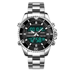 Reloj SKMEI Cronos 1850 Hibrido Multifunción Retroiluminado - Negro