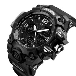Reloj SKMEI Hibrido Extreme 1155B Waterproof Militar - Negro