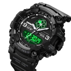 Reloj SKMEI Heavy 1818  Dual Multifunción Retroiluminado - Negro