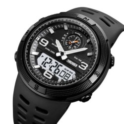 Reloj SKMEI Road 1655 Dual 3 Horarios Retroiluminación - Negro B