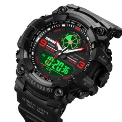 Reloj SKMEI Heavy 1818  Dual Multifunción Retroiluminado - Negro R