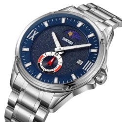 Reloj SKMEI Seconds 9326 Analogico Crono Fechador Fase Lunar - Azul