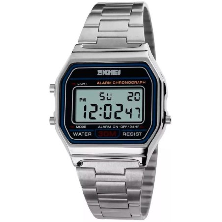 Reloj SKMEI Classic 1123 Digital Multifunción Acero - Plateado