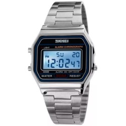 Reloj SKMEI Classic 1123 Digital Multifunción Acero - Plateado