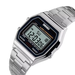 Reloj SKMEI Classic 1123 Digital Multifunción Acero - Plateado