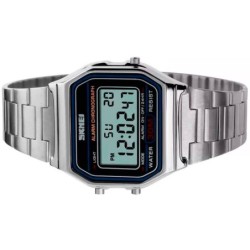 Reloj SKMEI Classic 1123 Digital Multifunción Acero - Plateado