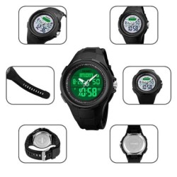Reloj SKMEI Shark 1844  Dual Deportivo Multifunción - Negro