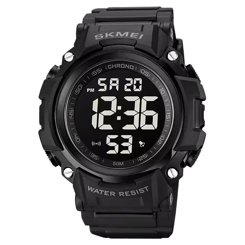 Reloj SKMEI Chrono 1886 Digital Multifunción Retroiluminación - Negro